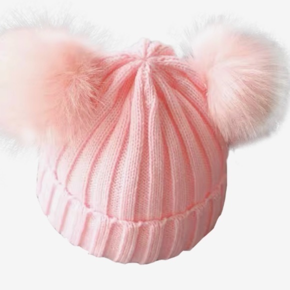 New pom pom beanie cap baby 0-36 months - Picture 1 of 1